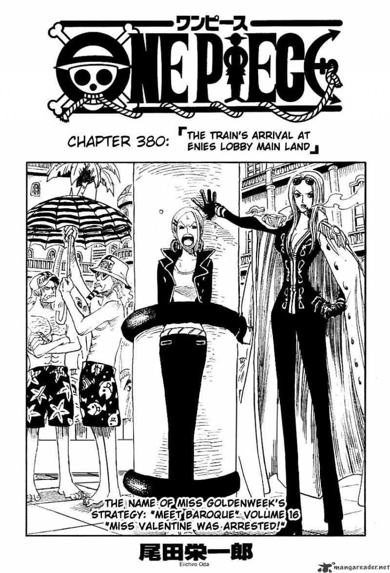 One Piece chapter 380 - page 1