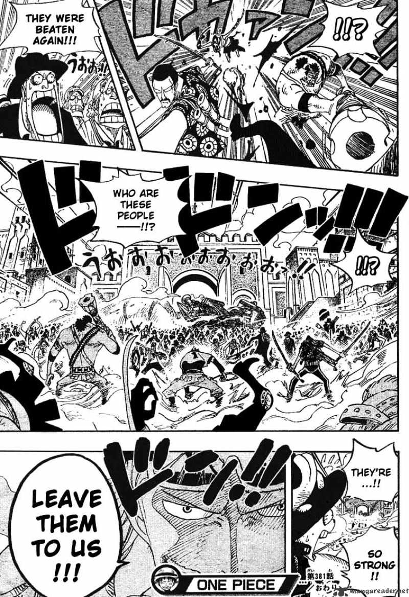 One Piece chapter 381 - page 18