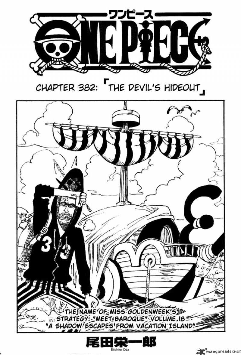 One Piece chapter 382 - page 1