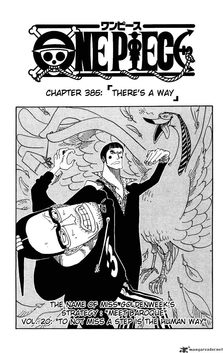 One Piece chapter 385 - page 1