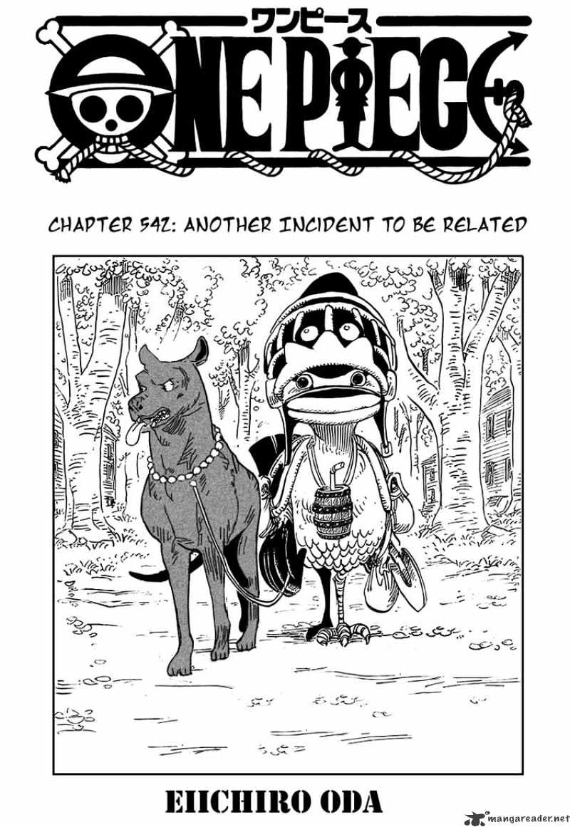 One Piece chapter 542 - page 1