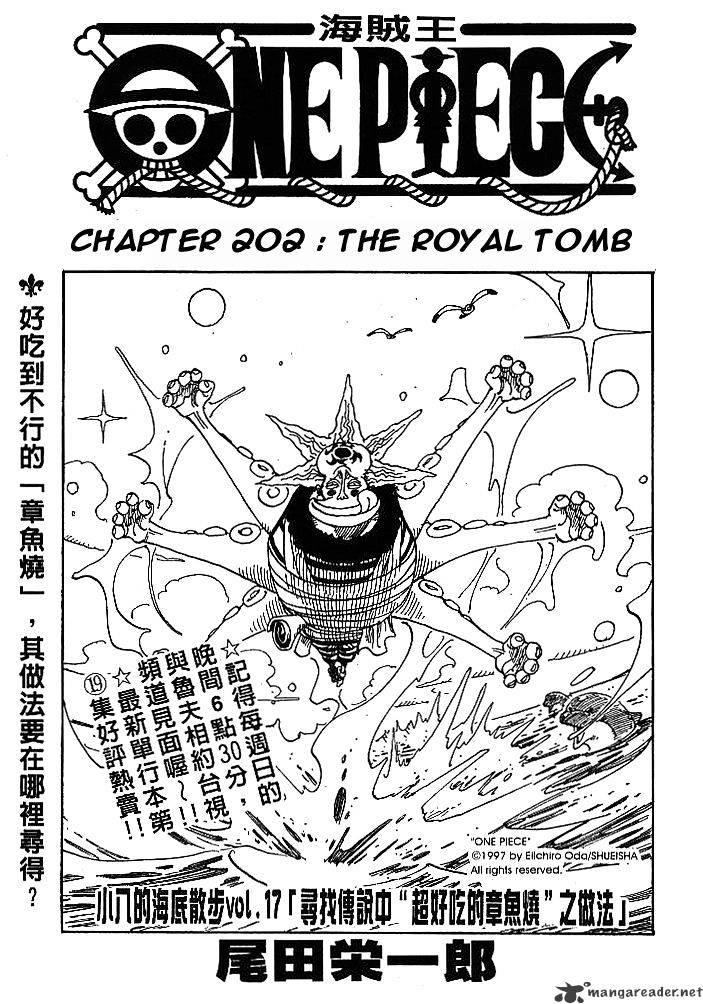 One Piece chapter 202 - page 1