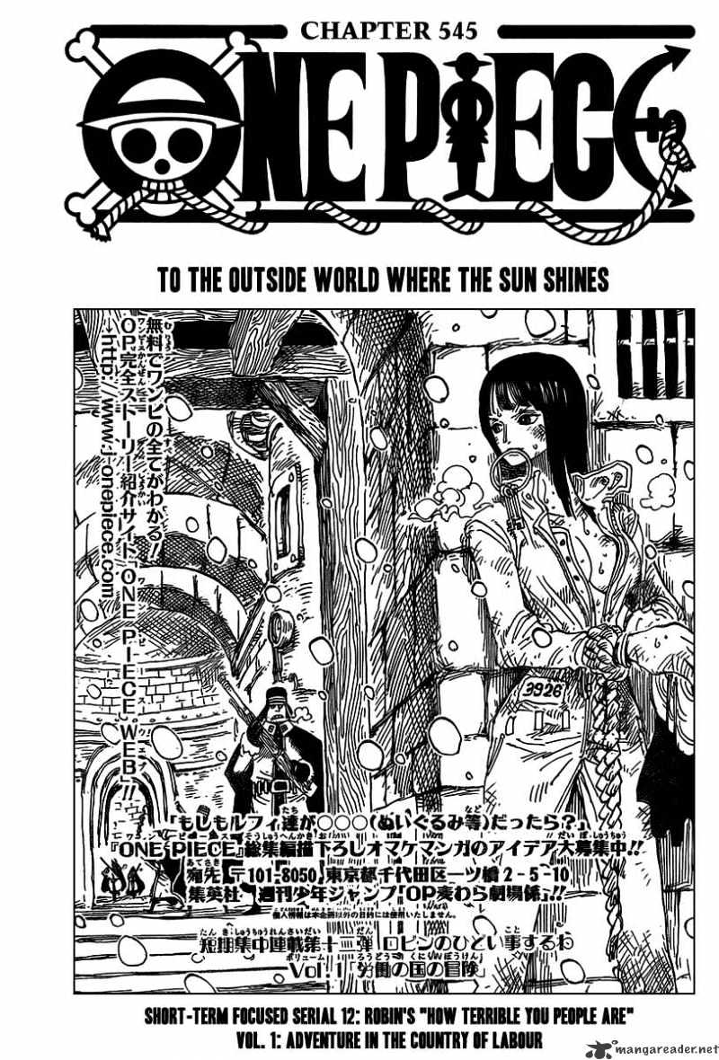 One Piece chapter 545 - page 2