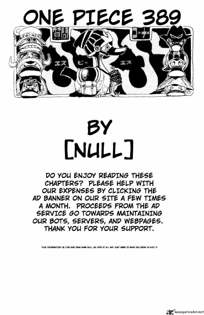 One Piece chapter 389 - page 18