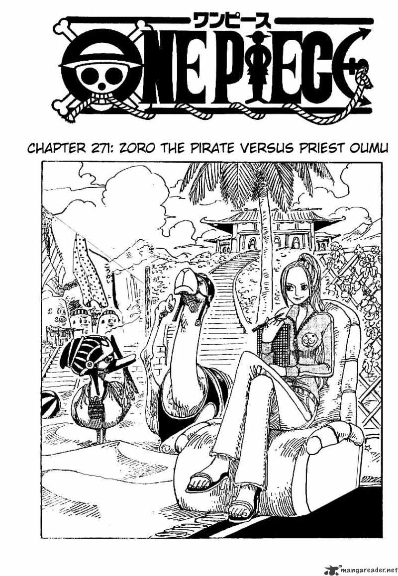 One Piece chapter 271 - page 1