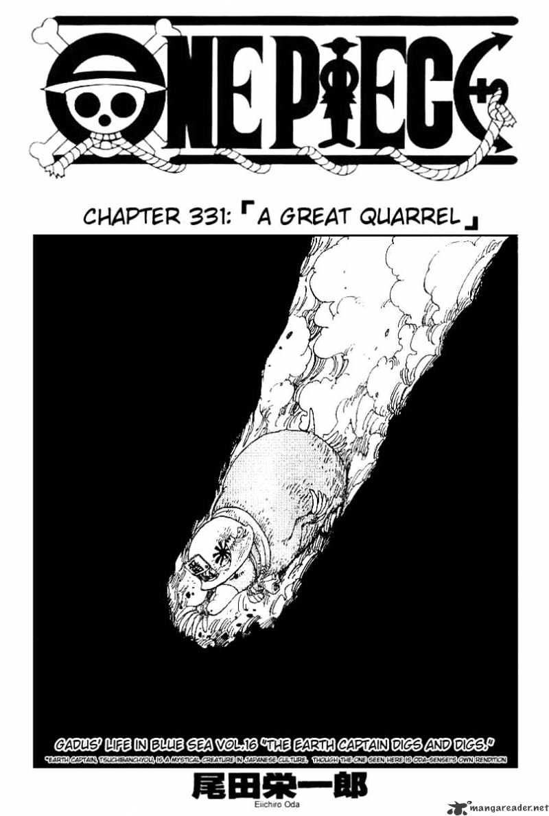 One Piece chapter 331 - page 1