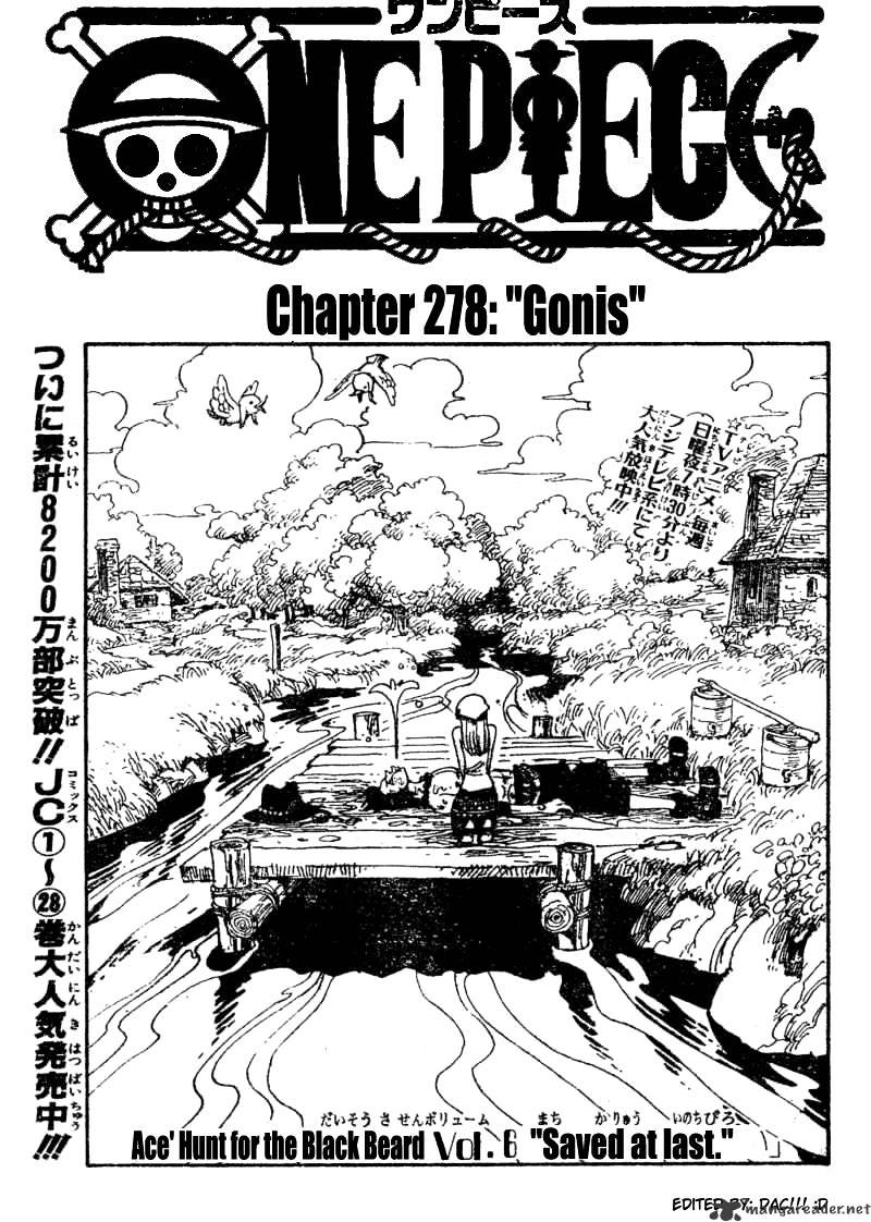 One Piece chapter 278 - page 1