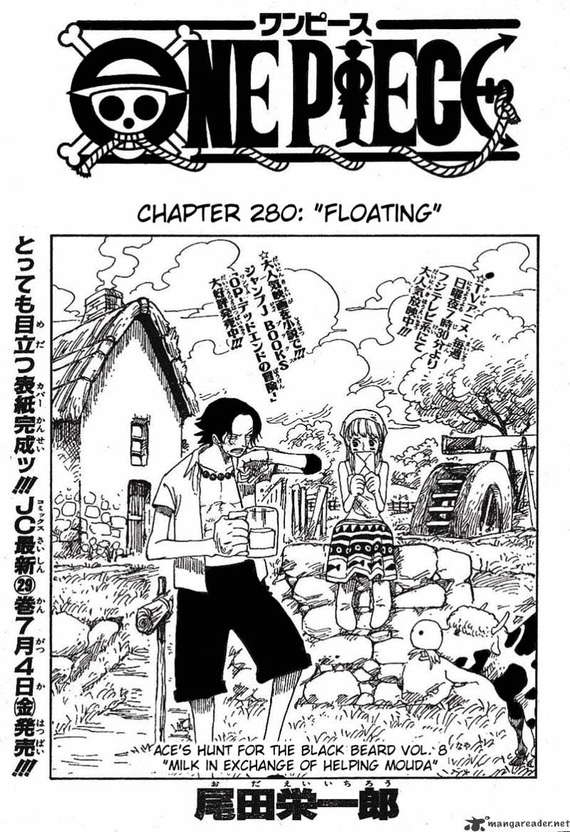 One Piece chapter 280 - page 1