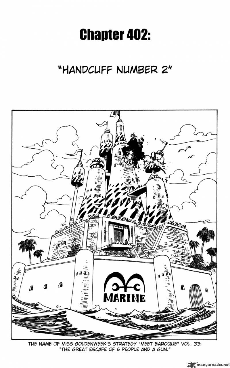 One Piece chapter 402 - page 1