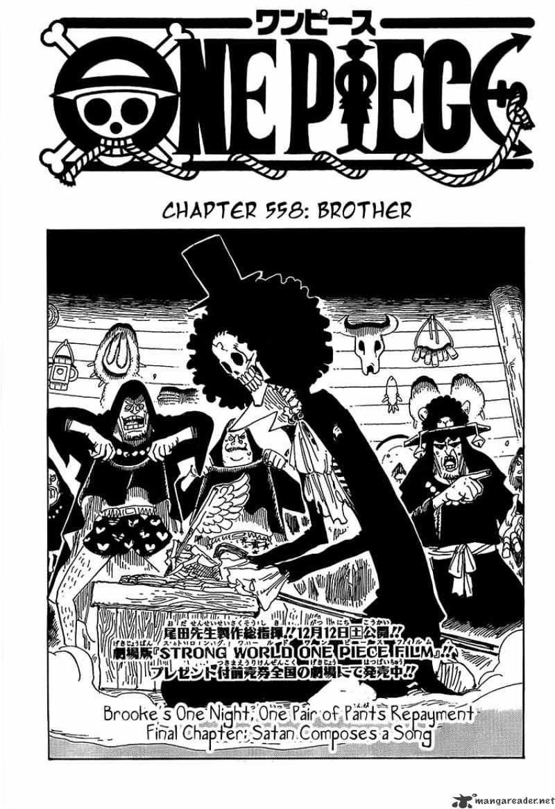 One Piece chapter 558 - page 1