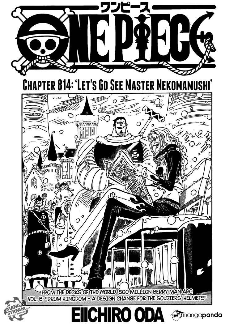 One Piece chapter 814 - page 1