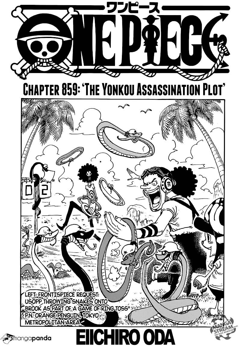 One Piece chapter 859 - page 1