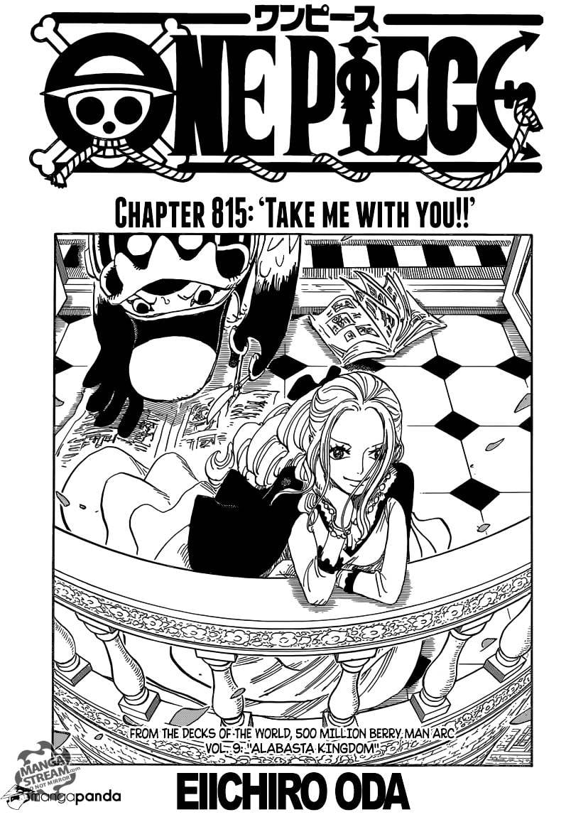 One Piece chapter 815 - page 1