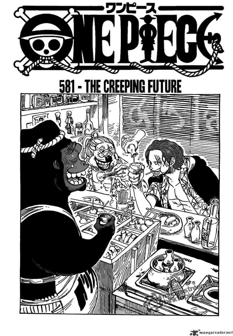 One Piece chapter 581 - page 1