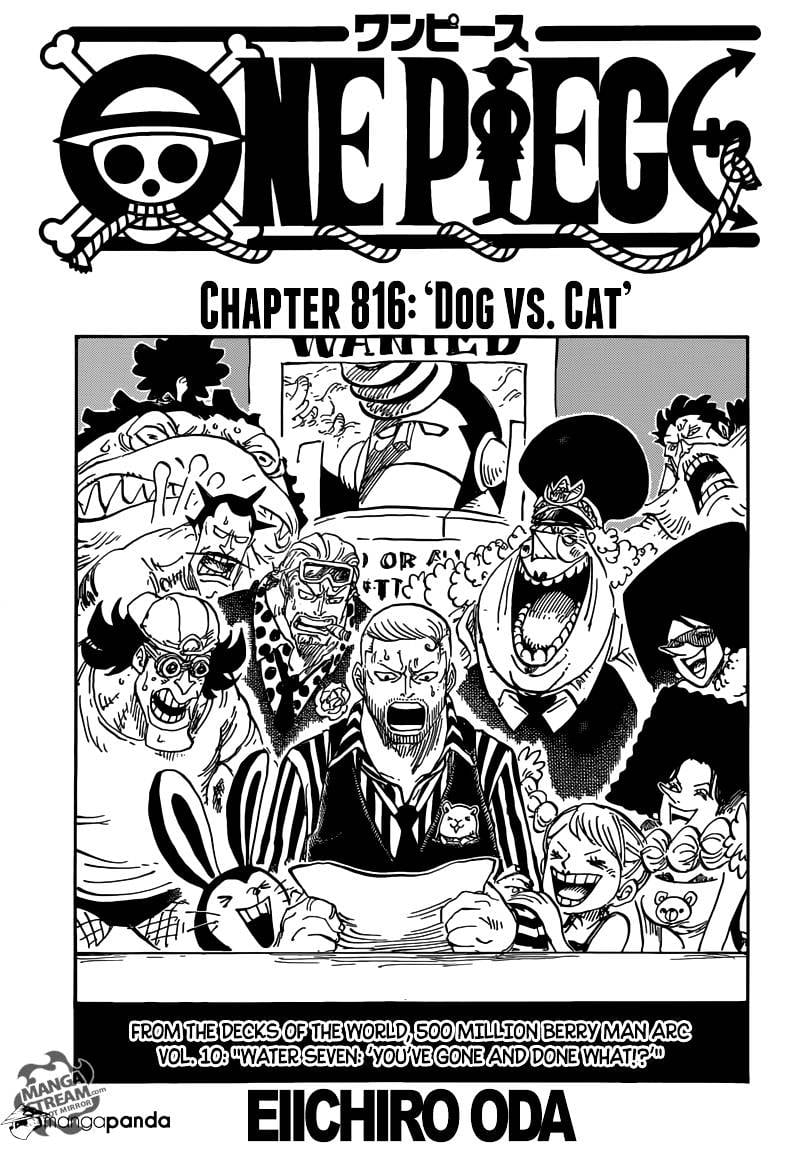 One Piece chapter 816 - page 1