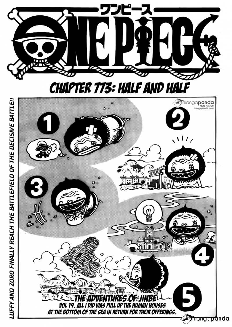 One Piece chapter 773 - page 1