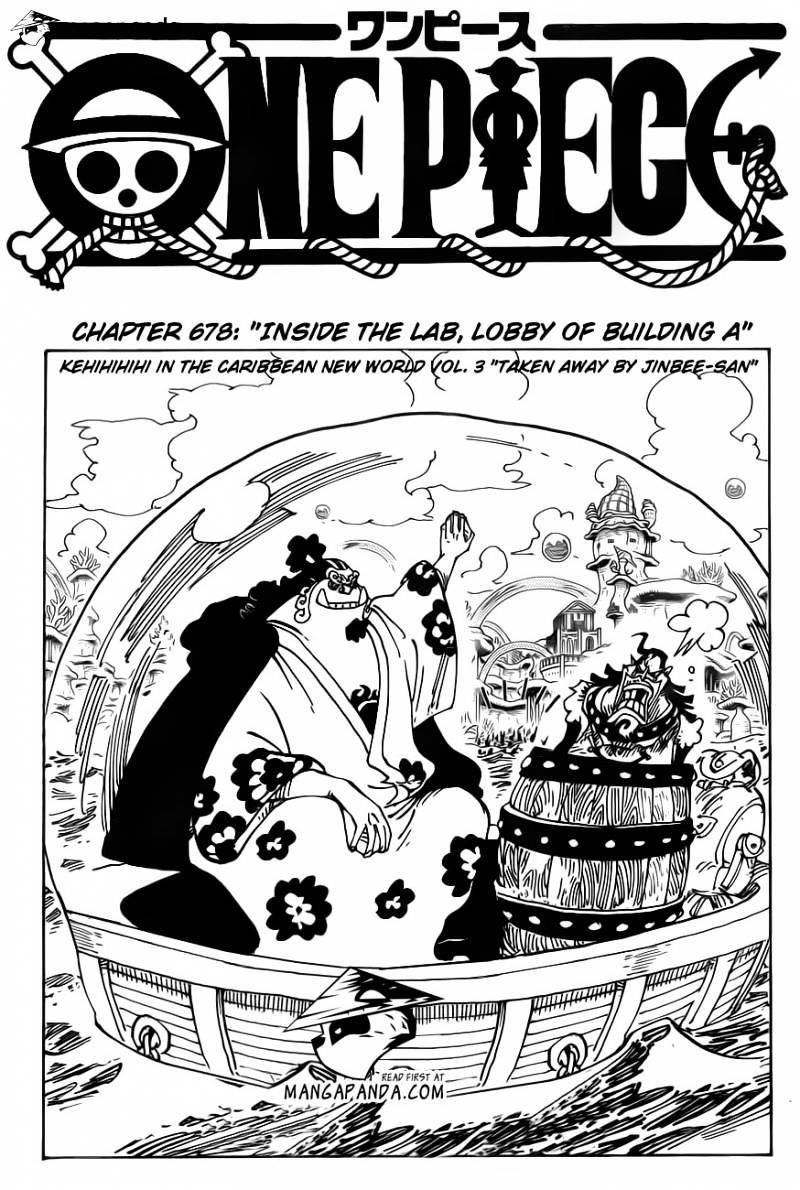 One Piece chapter 678 - page 3