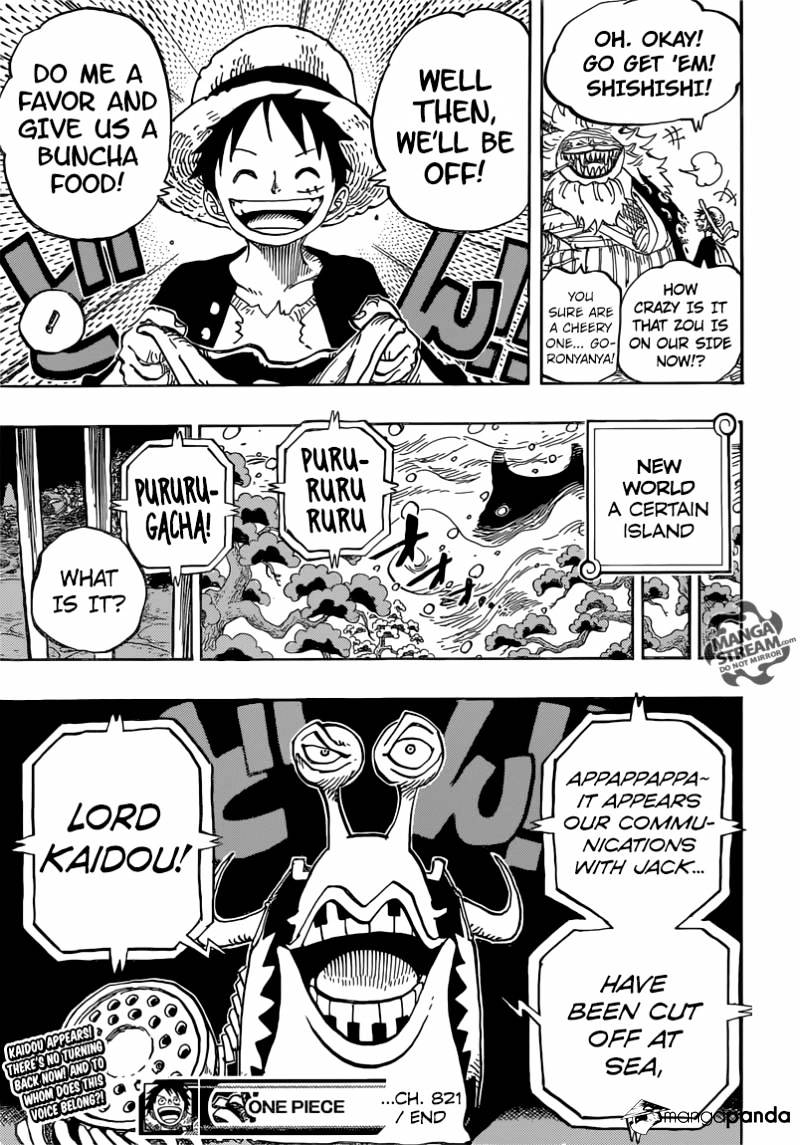 One Piece chapter 821 - page 20