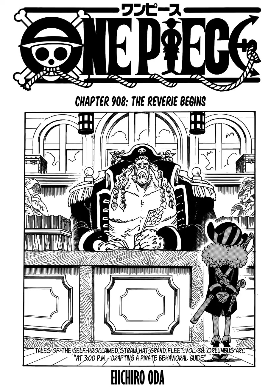 One Piece chapter 908 - page 1