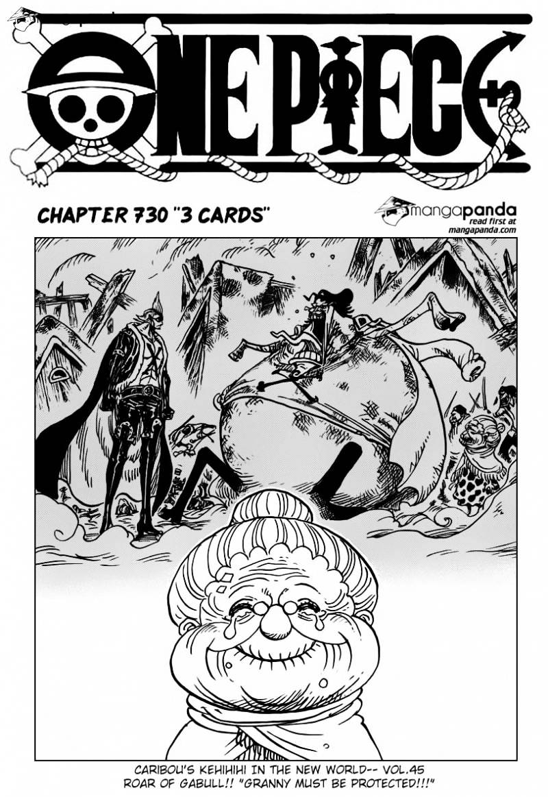 One Piece chapter 730 - page 3