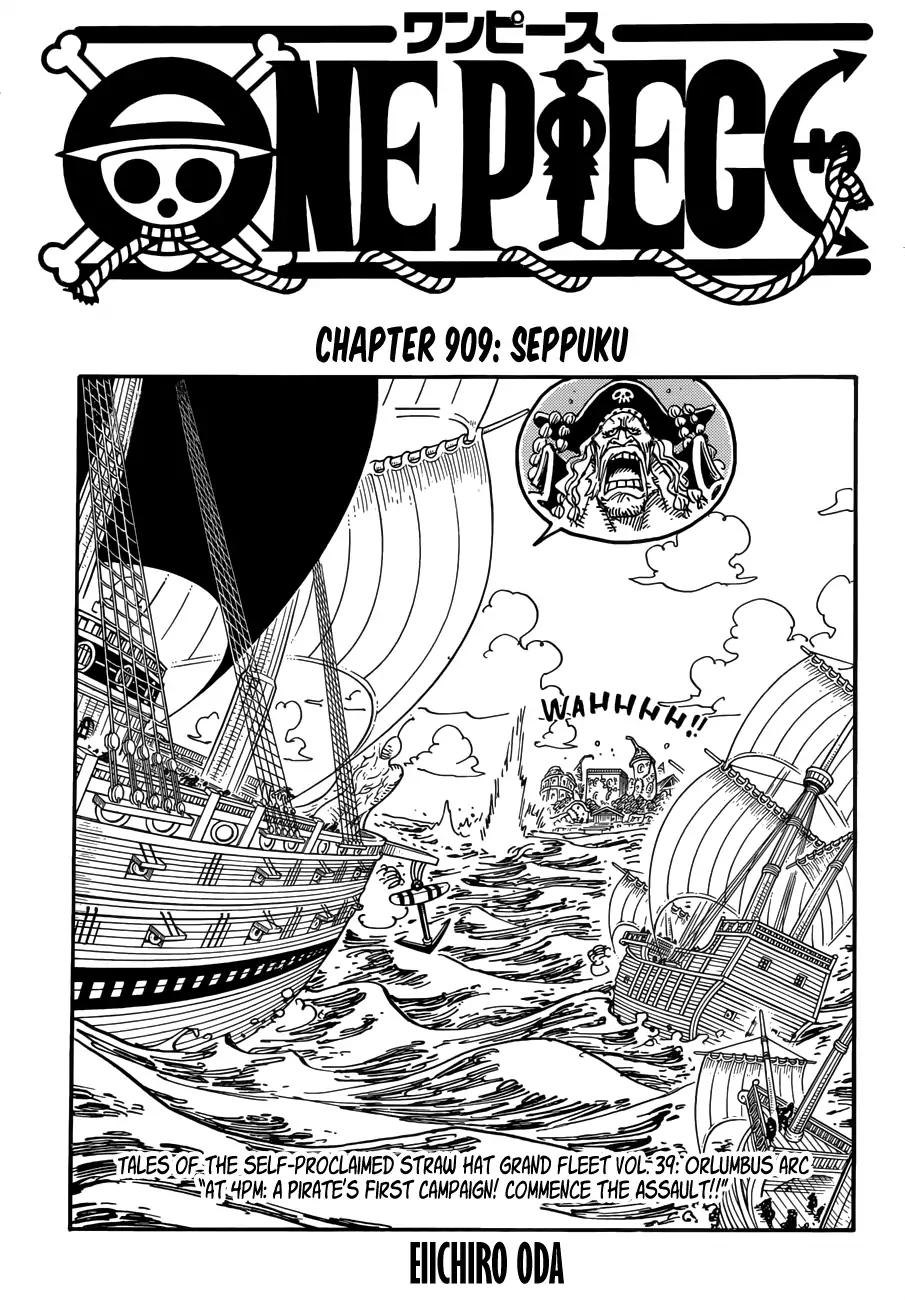 One Piece chapter 909 - page 1