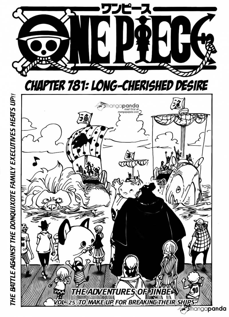 One Piece chapter 781 - page 1