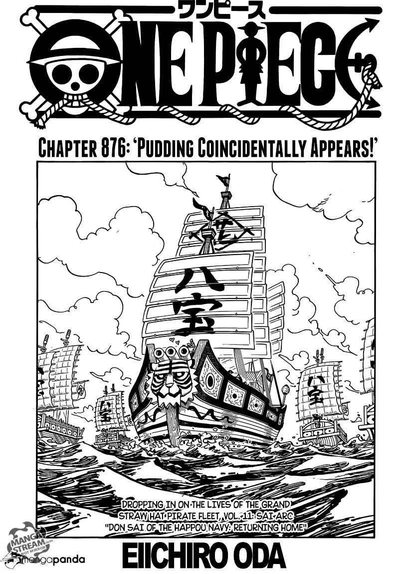 One Piece chapter 876 - page 1