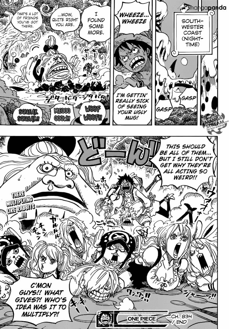 One Piece chapter 834 - page 19