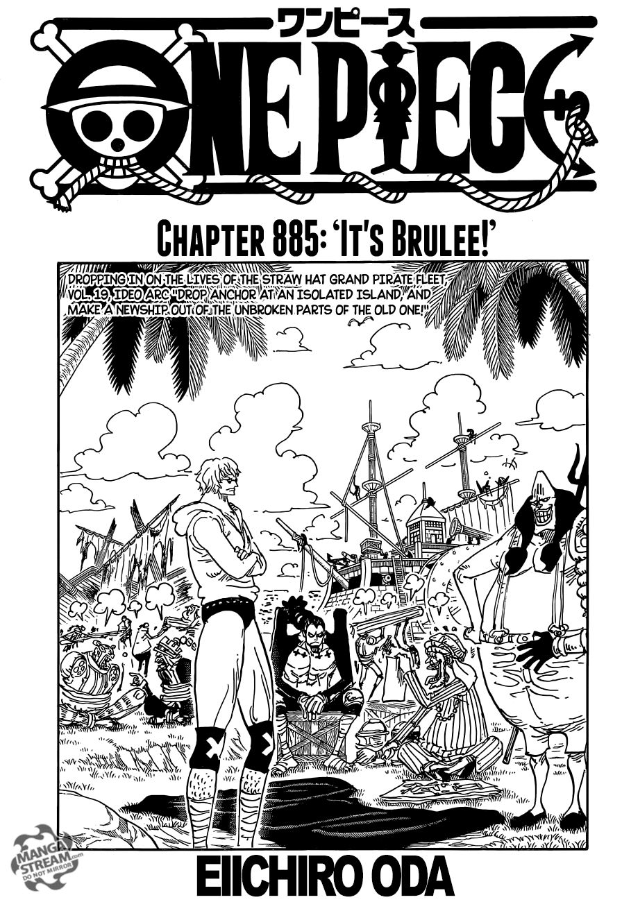 One Piece chapter 885 - page 1