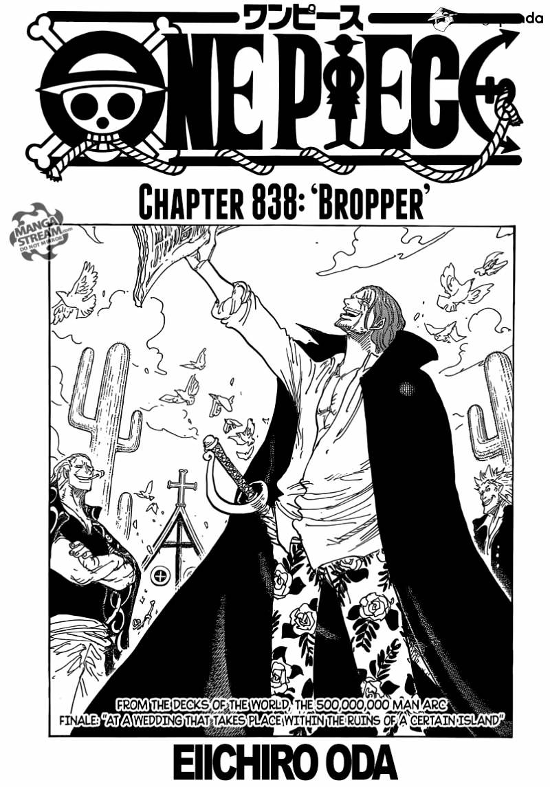 One Piece chapter 838 - page 1