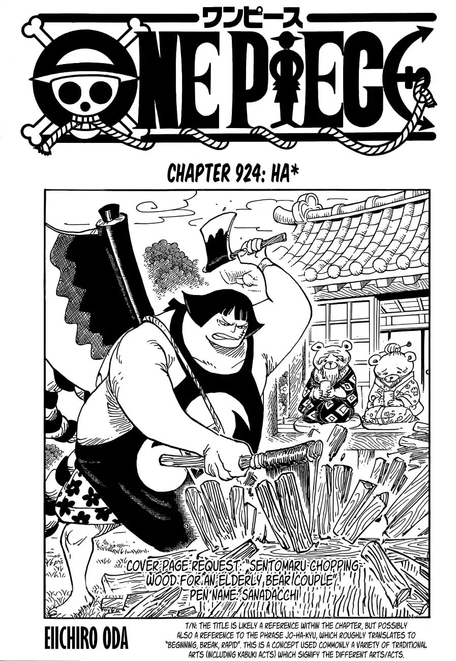 One Piece chapter 924 - page 1