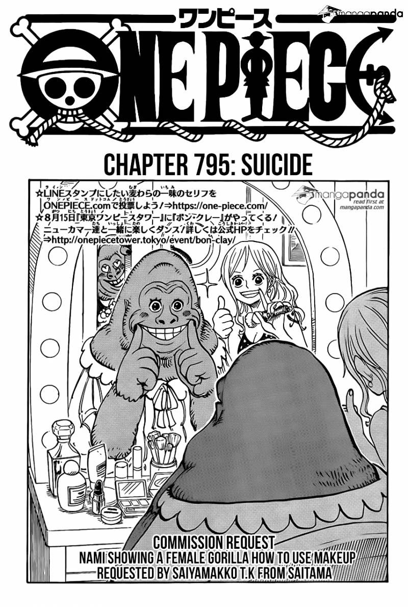 One Piece chapter 795 - page 1