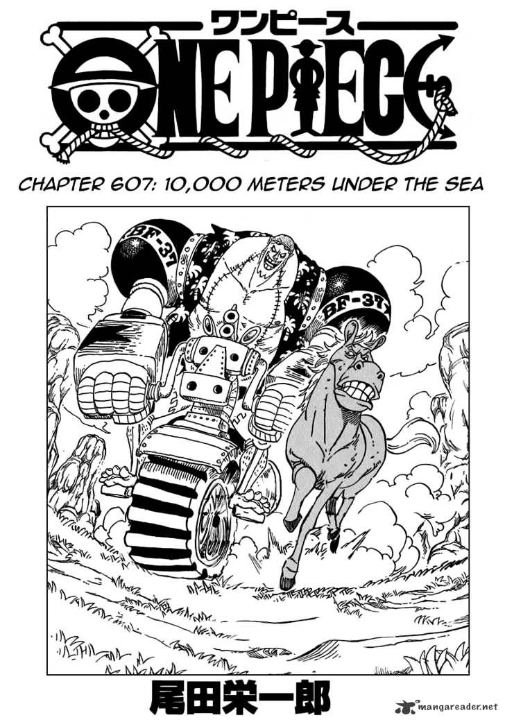 One Piece chapter 607 - page 1