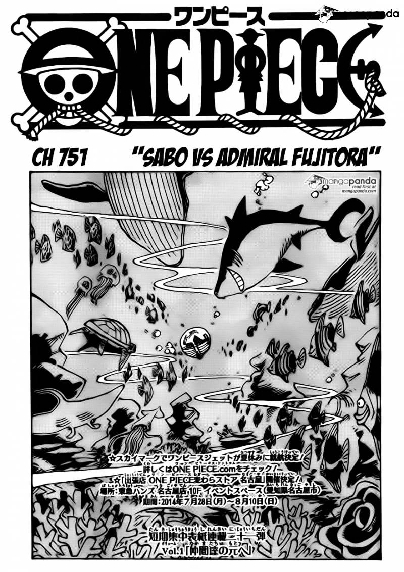 One Piece chapter 751 - page 1