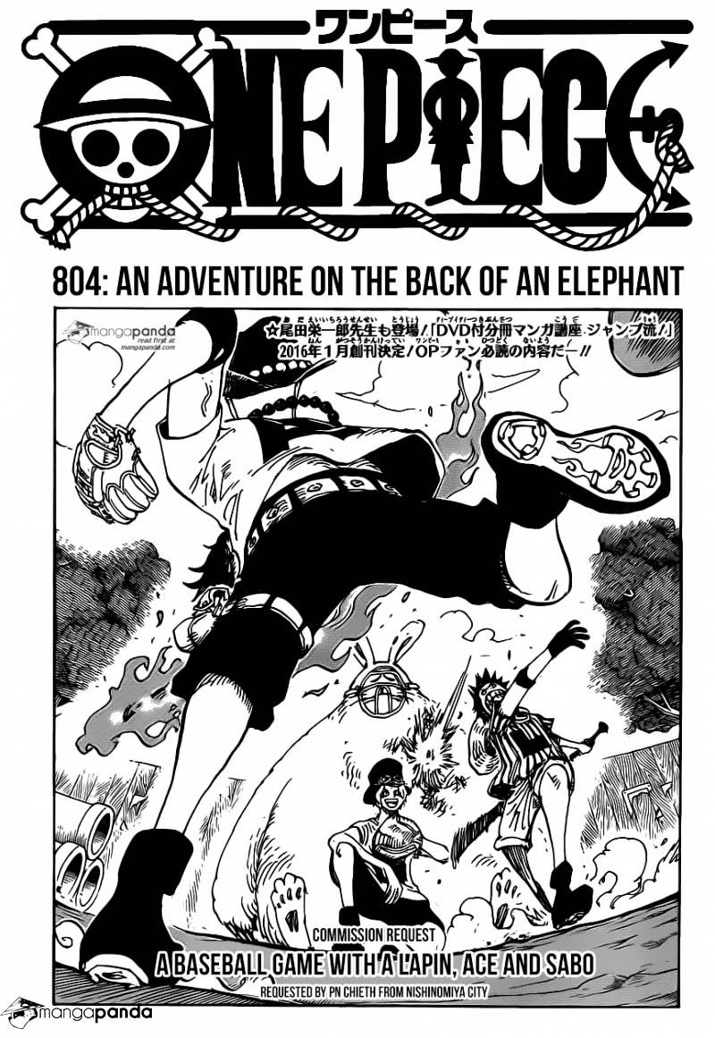 One Piece chapter 804 - page 1