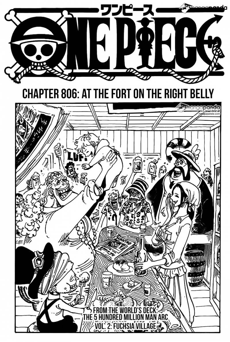 One Piece chapter 806 - page 1