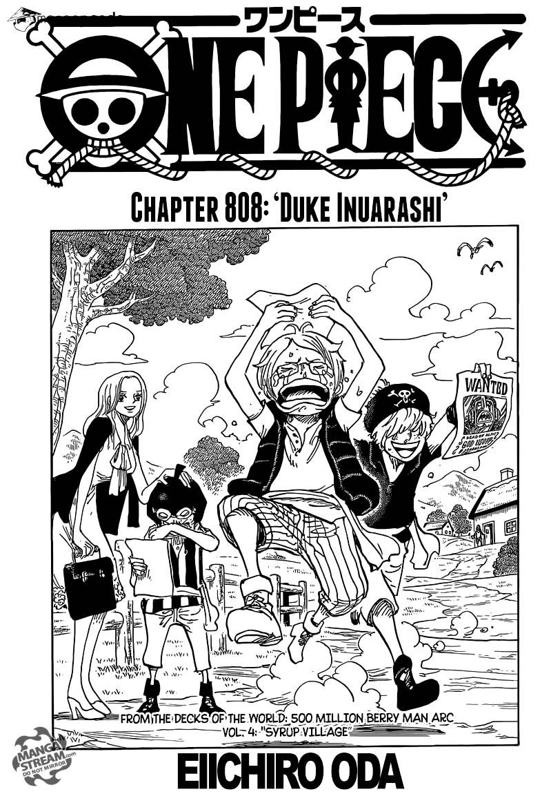 One Piece chapter 808 - page 1