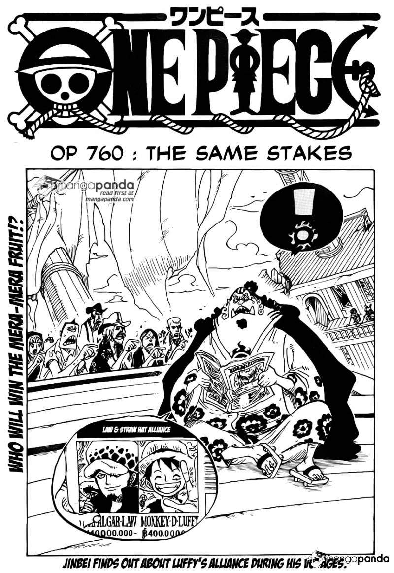 One Piece chapter 760 - page 1