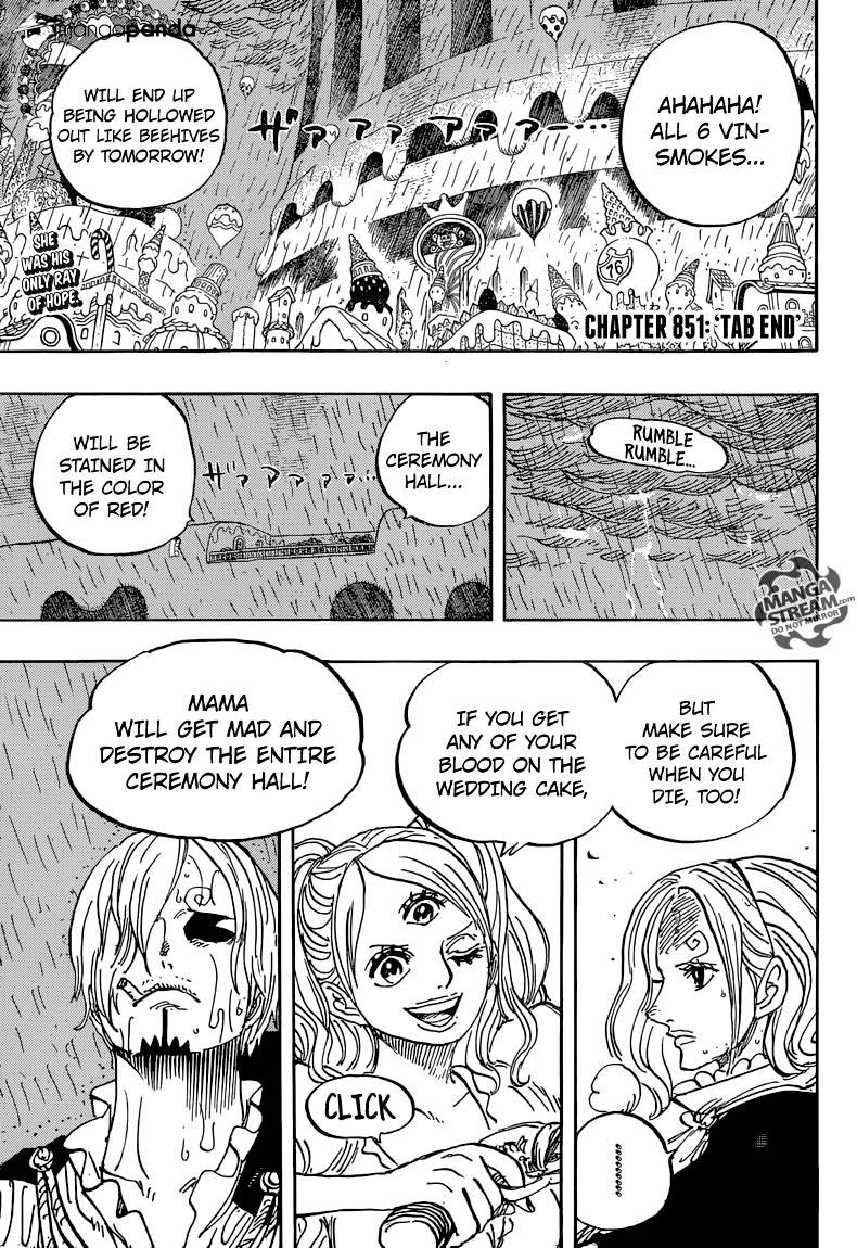 One Piece chapter 851 - page 3