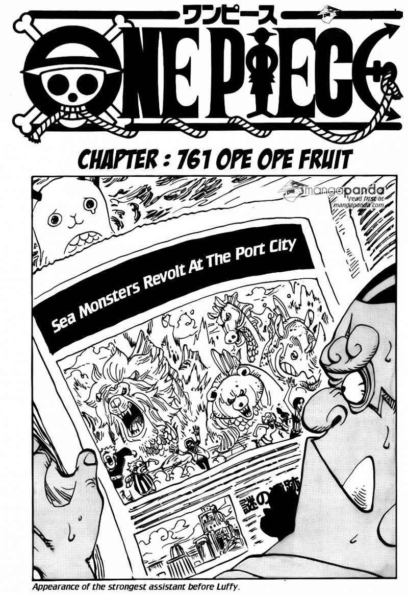 One Piece chapter 761 - page 1