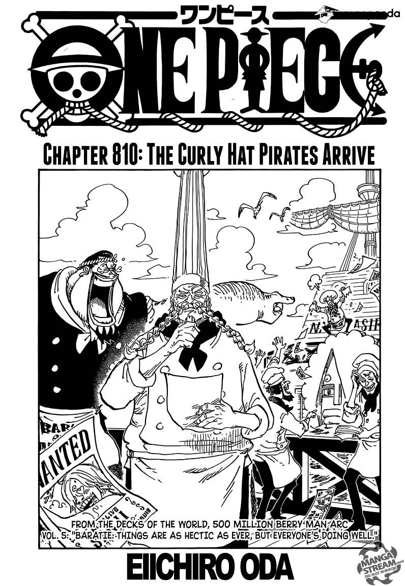 One Piece chapter 810 - page 1