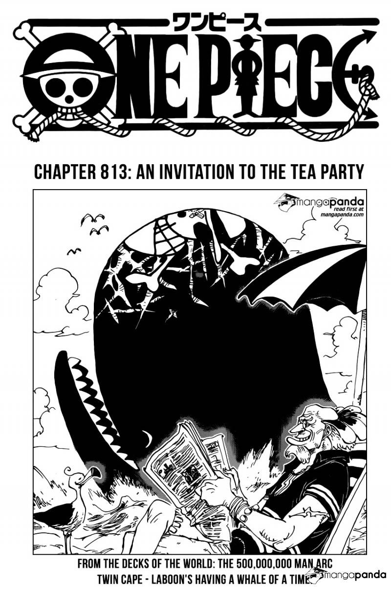 One Piece chapter 813 - page 1