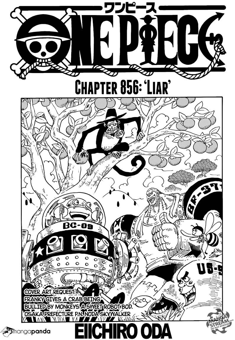 One Piece chapter 856 - page 1