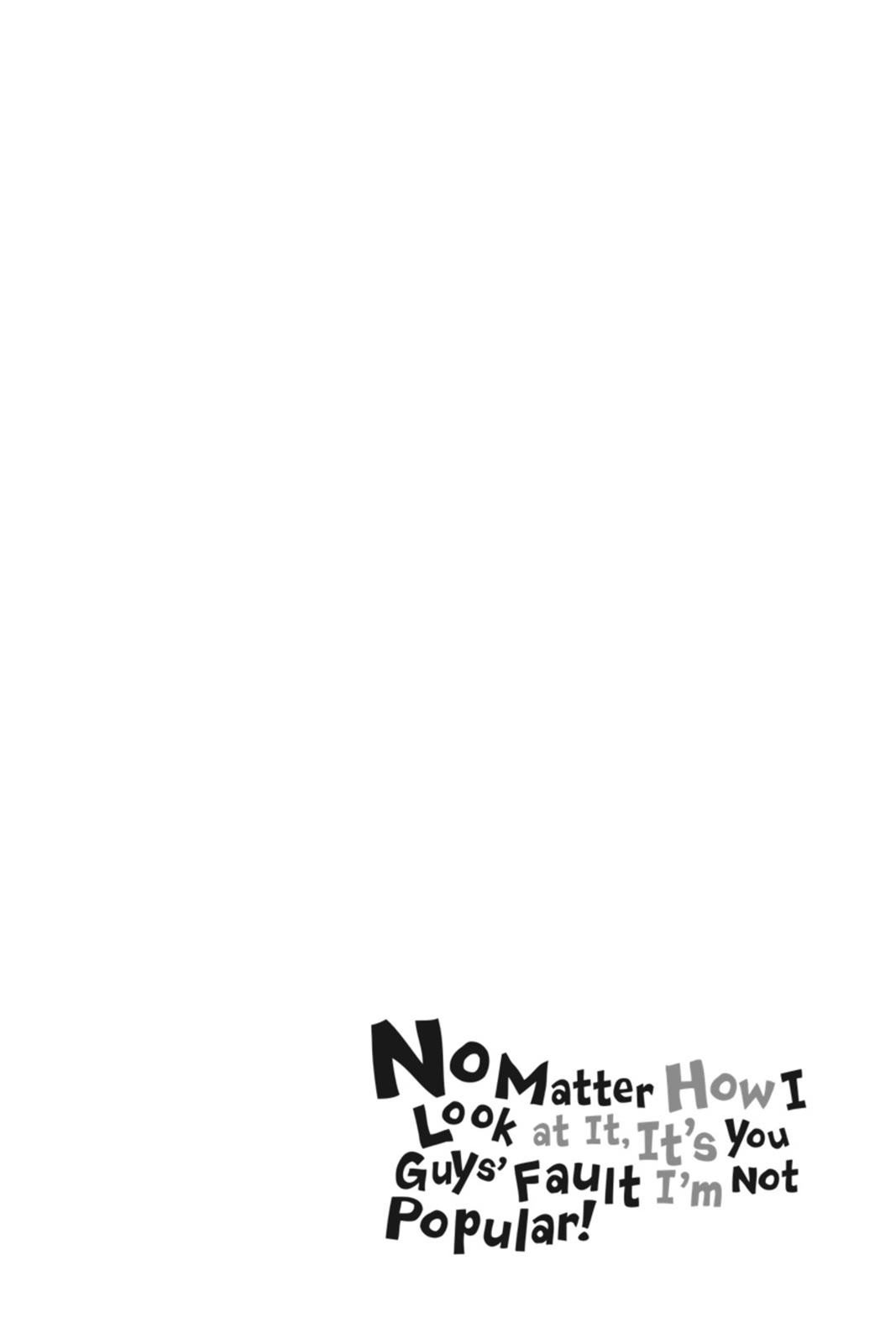 It's Not My Fault That I'm Not Popular! chapter 88.5 - page 7