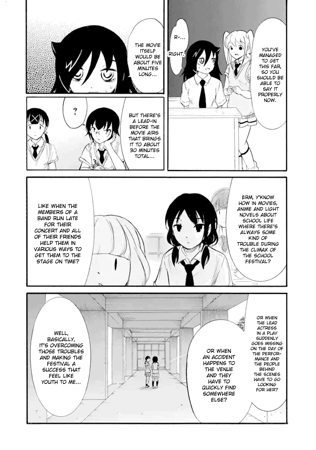 It's Not My Fault That I'm Not Popular! chapter 186 - page 6