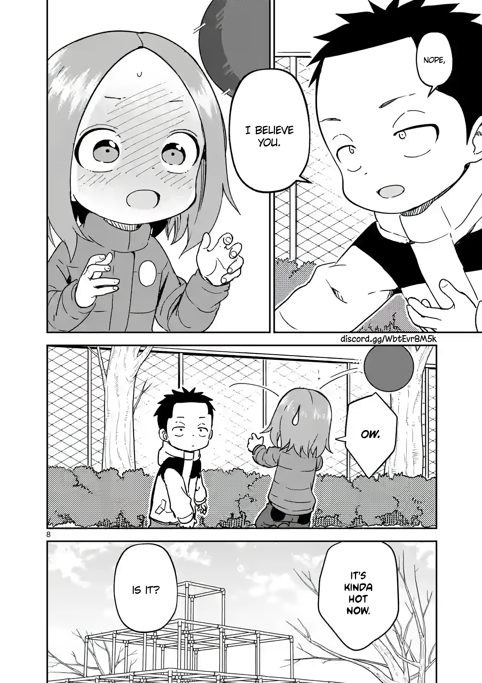 Karakai Jouzu no (Moto) Takagi-san chapter 261 - page 8