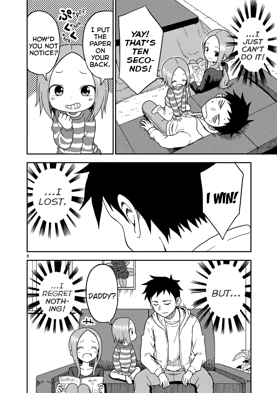 Karakai Jouzu no (Moto) Takagi-san chapter 78 - page 8