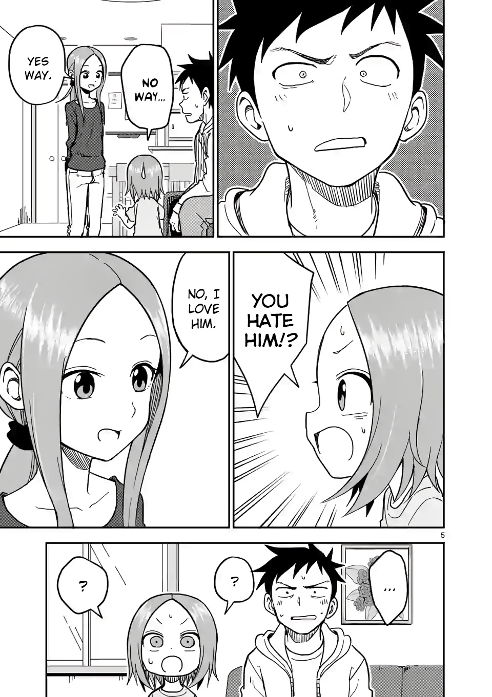 Karakai Jouzu no (Moto) Takagi-san chapter 130 - page 5