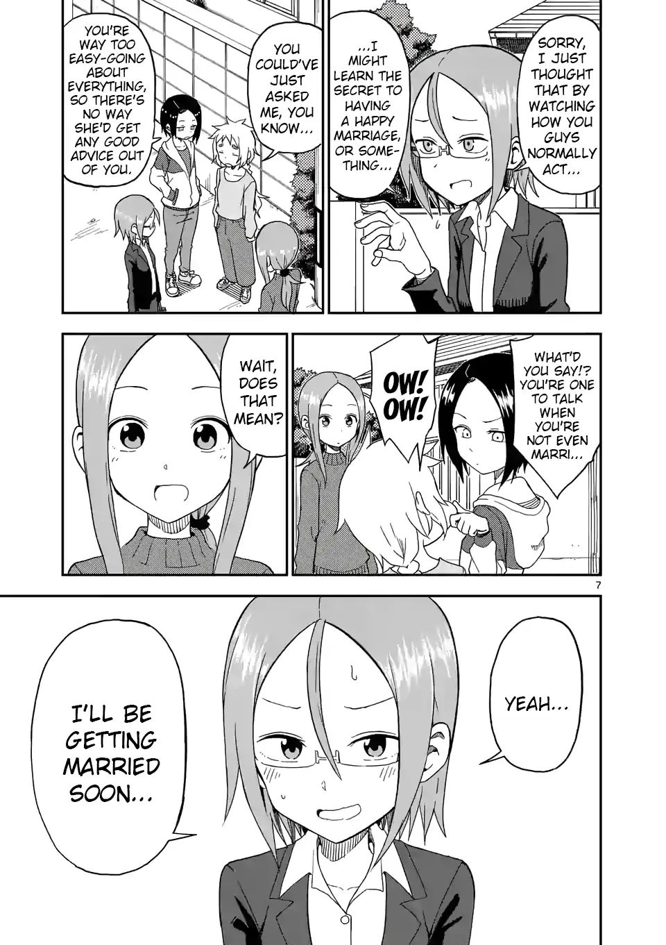 Karakai Jouzu no (Moto) Takagi-san chapter 80 - page 7