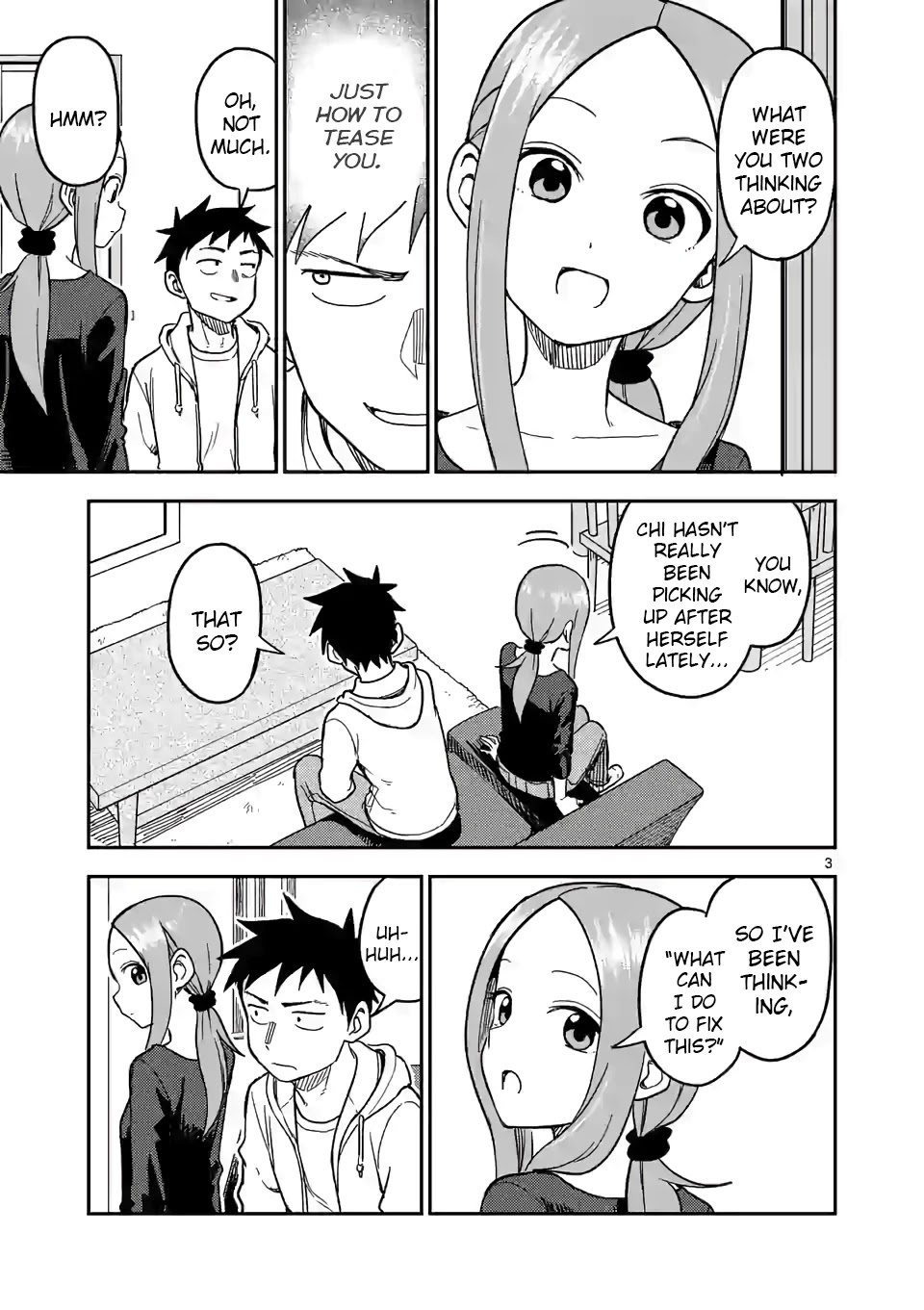 Karakai Jouzu no (Moto) Takagi-san chapter 133 - page 3